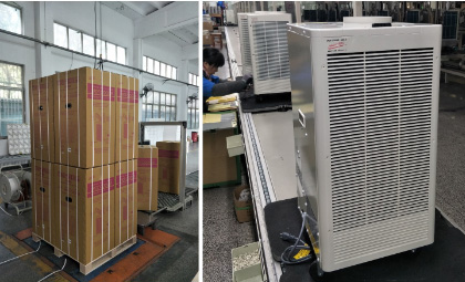 冬夏機電進入17年工業(yè)移動冷氣機生產(chǎn)旺季